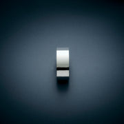 MIRAGE wide polished sterling silver cuff bracelet